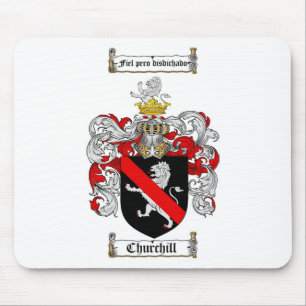 TAPIS DE SOURIS LE CREST DE FAMILLE DE CHURCHILL - MANTEAU DE