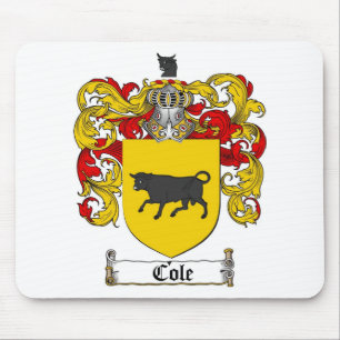 TAPIS DE SOURIS LE CREST DE FAMILLE DE COLE - MANTEAU DE COLE DES