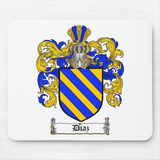 TAPIS DE SOURIS LE CREST DE FAMILLE DE DIAZ - MANTEAU DE DIAZ DES (Devant)
