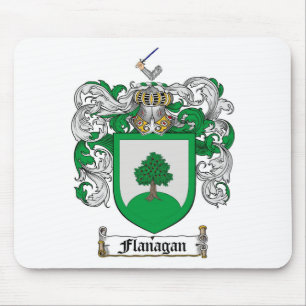 TAPIS DE SOURIS LE CREST DE FAMILLE DE FLANAGAN - MANTEAU DE