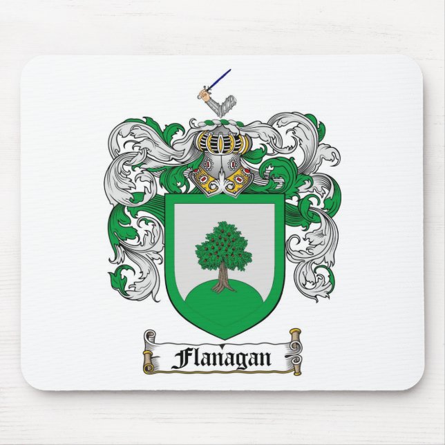 TAPIS DE SOURIS LE CREST DE FAMILLE DE FLANAGAN - MANTEAU DE (Devant)