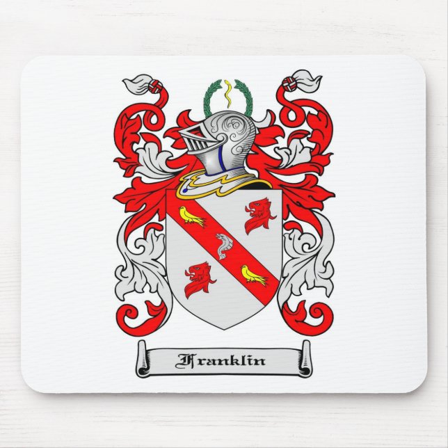 TAPIS DE SOURIS LE CREST DE FAMILLE DE FRANKLIN - MANTEAU DE (Devant)