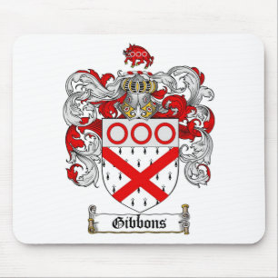 TAPIS DE SOURIS LE CREST DE FAMILLE DE GIBBONS - MANTEAU DE
