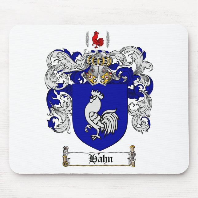 TAPIS DE SOURIS LE CREST DE FAMILLE DE HAHN - MANTEAU DE HAHN DES (Devant)