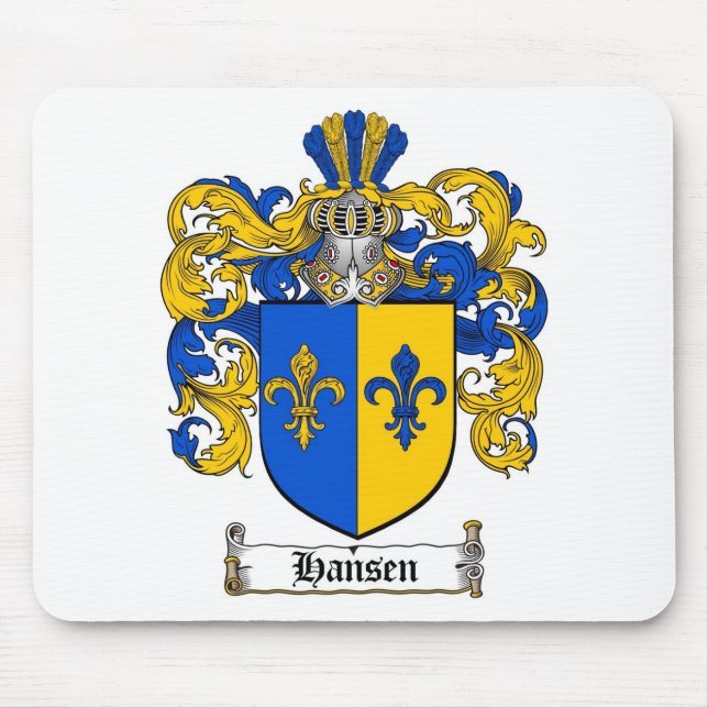 TAPIS DE SOURIS LE CREST DE FAMILLE DE HANSEN - MANTEAU DE HANSEN (Devant)