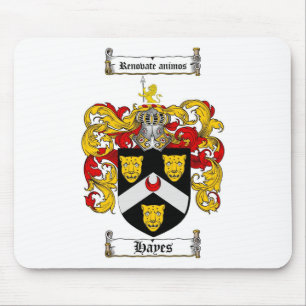 TAPIS DE SOURIS LE CREST DE FAMILLE DE HAYES - MANTEAU DE HAYES