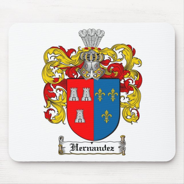 TAPIS DE SOURIS LE CREST DE FAMILLE DE HERNANDEZ - MANTEAU DE (Devant)