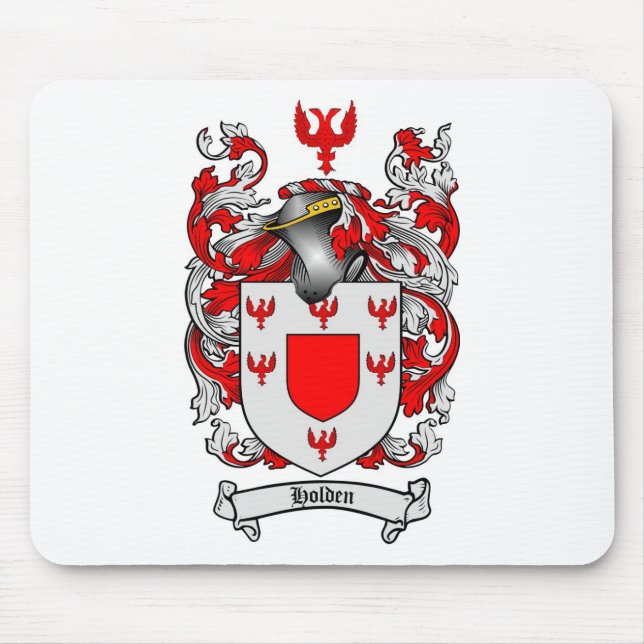 TAPIS DE SOURIS LE CREST DE FAMILLE DE HOLDEN - MANTEAU DE HOLDEN (Devant)