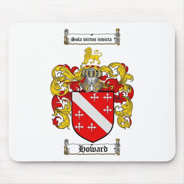 TAPIS DE SOURIS LE CREST DE FAMILLE DE HOWARD - MANTEAU DE HOWARD (Devant)