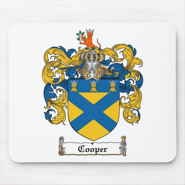 TAPIS DE SOURIS LE CREST DE FAMILLE DE TONNELIER - MANTEAU DE (Devant)