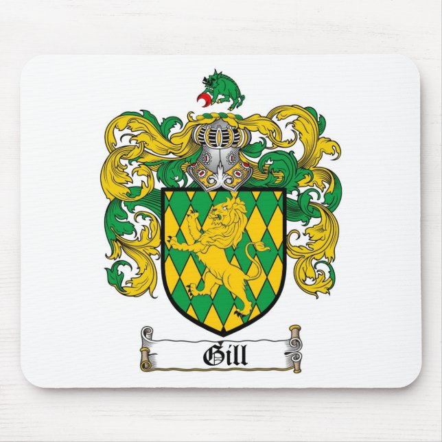 TAPIS DE SOURIS LE CREST DE FAMILLE D'OUÏE - MANTEAU D'OUÏE DES (Devant)