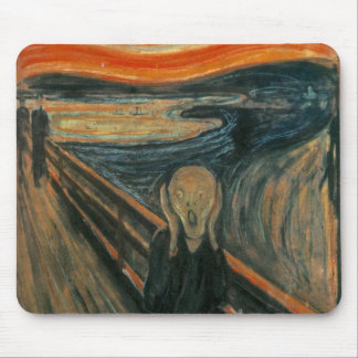 Tapis De Souris Le cri perçant par Edvard Munch