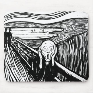Tapis De Souris Le cri perçant par Edvard Munch
