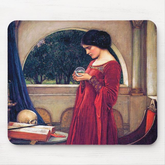 Tapis De Souris Le Crystal Ball, John William Waterhouse (Devant)