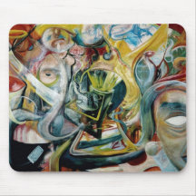 Le danger dans la joie Mousepad