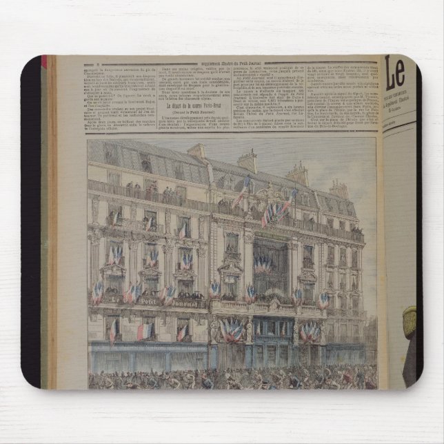 Tapis De Souris Le début de la course de bicyclette de Paris-Brest (Devant)