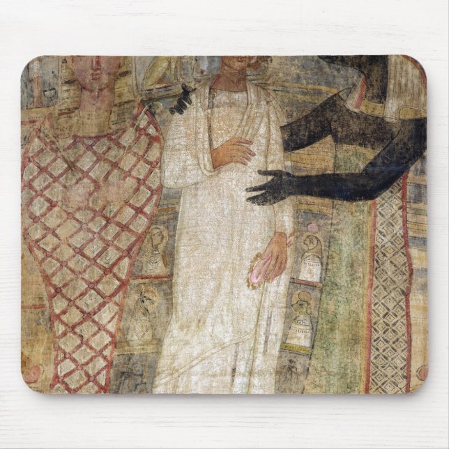 Tapis De Souris Le décédé et sa maman protégés par Anubis (Devant)