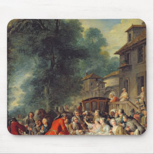 Tapis De Souris Le déjeuner de chasse, 1737