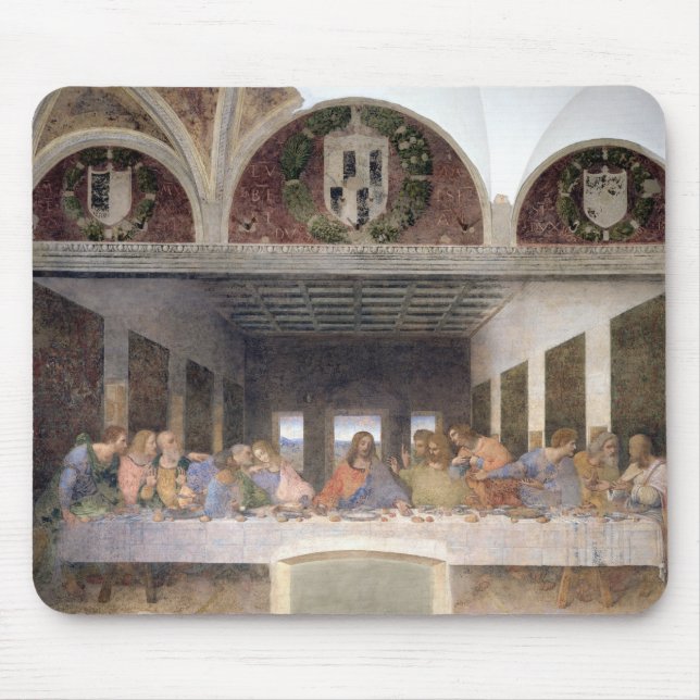 Tapis De Souris Le dernier dîner, 1495-97 3 (Devant)