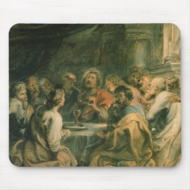 Tapis De Souris Le dernier dîner, c.1630-31 (Devant)