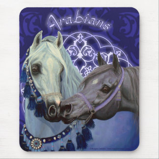 Tapis De Souris Le désert Jewels le mousepad Arabe de chevaux