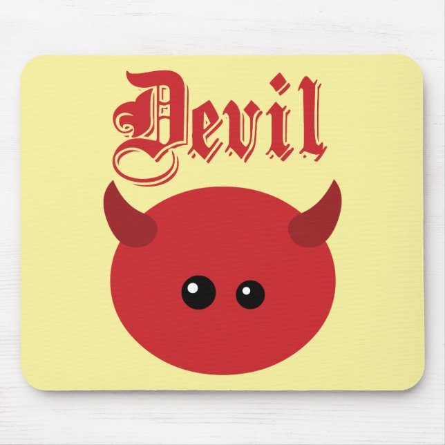 Tapis De Souris Le diable mignon (Devant)