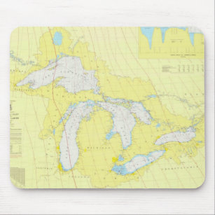 Tapis De Souris Le diagramme de Great Lakes