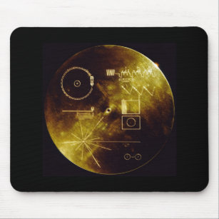 Tapis De Souris Le disque d'or de Voyager