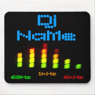 Tapis De Souris Le DJ ajoutent votre barre faite sur commande