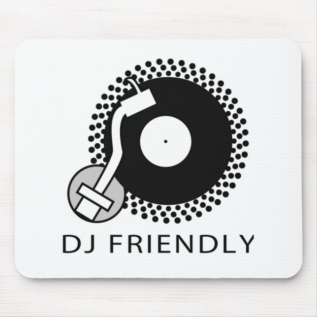 Tapis De Souris Le DJ amical (Devant)