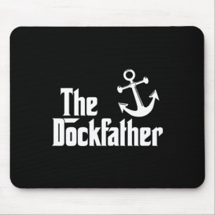 Tapis De Souris Le Dockfather Drôle de bateau de pêche Papa capita