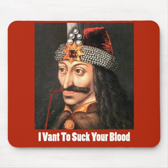 Tapis De Souris Le Dracula original, Halloween ! ! ! (Devant)