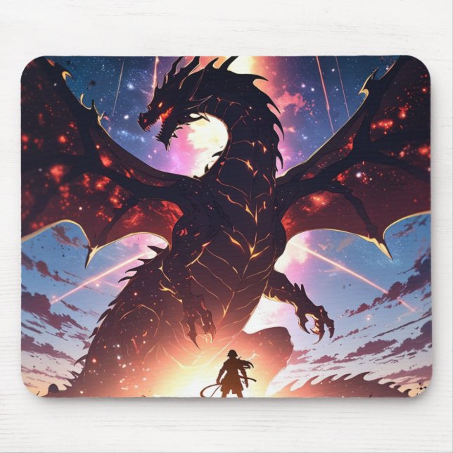 Tapis De Souris Le Dragon Magique Mousepad (Devant)