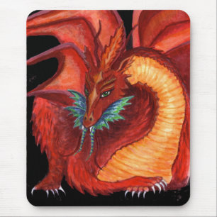 Tapis De Souris Le dragon rouge
