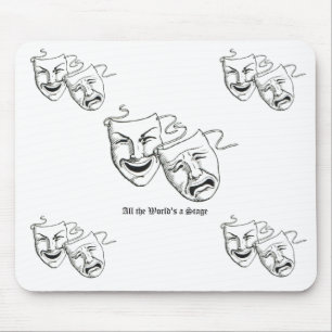 Tapis De Souris le drame masque la souris