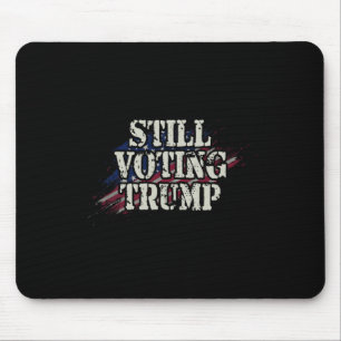 Tapis De Souris Le drapeau américain : Chemise Trump - Voter Conda