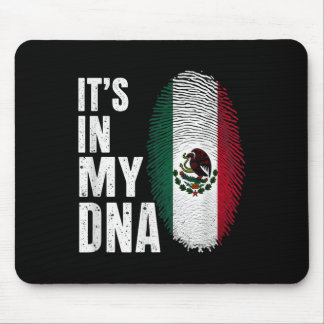 Tapis De Souris Le Drapeau Mexicain Mexique C'Est Dans Mon Adn