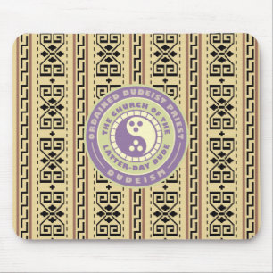 Tapis De Souris Le Dudéisme ordonné prêtre Dudéiste Mousepad