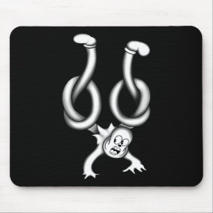 Tapis De Souris Le fantôme clown s'est tordu