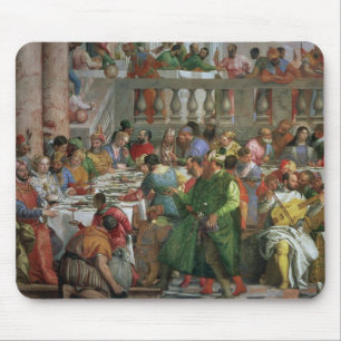 Tapis De Souris Le festin de mariage chez Cana, détail de régale