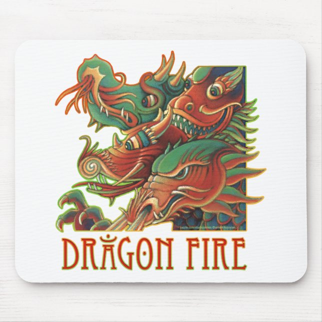 Tapis De Souris Le feu de dragon (Devant)