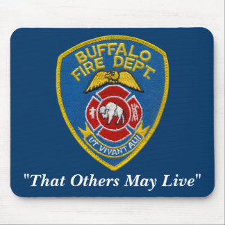 Tapis De Souris Le feu Mousepad de Buffalo
