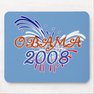 Tapis De Souris Le feu WorksMousepad d'Obama