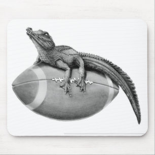 Tapis De Souris Le football d'alligator