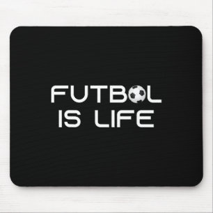 Tapis De Souris Le Futbol Est La Vie Impression Graphique Football