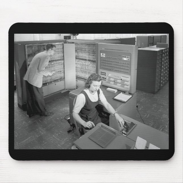 Tapis De Souris Le garçon rencontre la fille, Rencontre sur ordina (Devant)