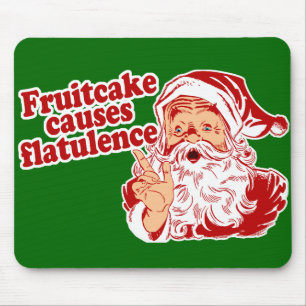 Tapis De Souris Le gâteau de fruits secs cause la flatulence