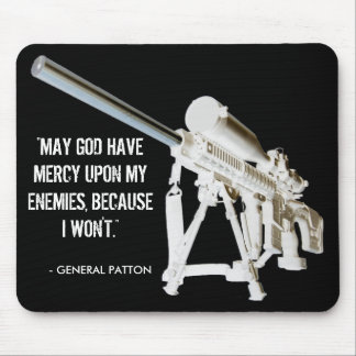 Tapis De Souris Le Général Patton Quote de protection de souris