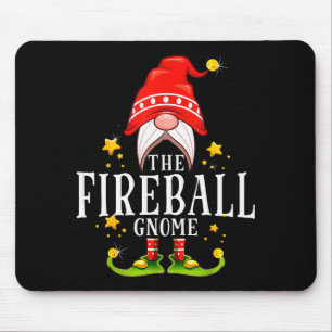 Tapis De Souris Le Gnome de boule de feu de Noël correspondant