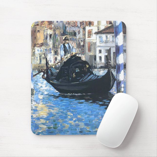 Tapis De Souris Le grand canal de Venise Edouard Manet (Avec souris)